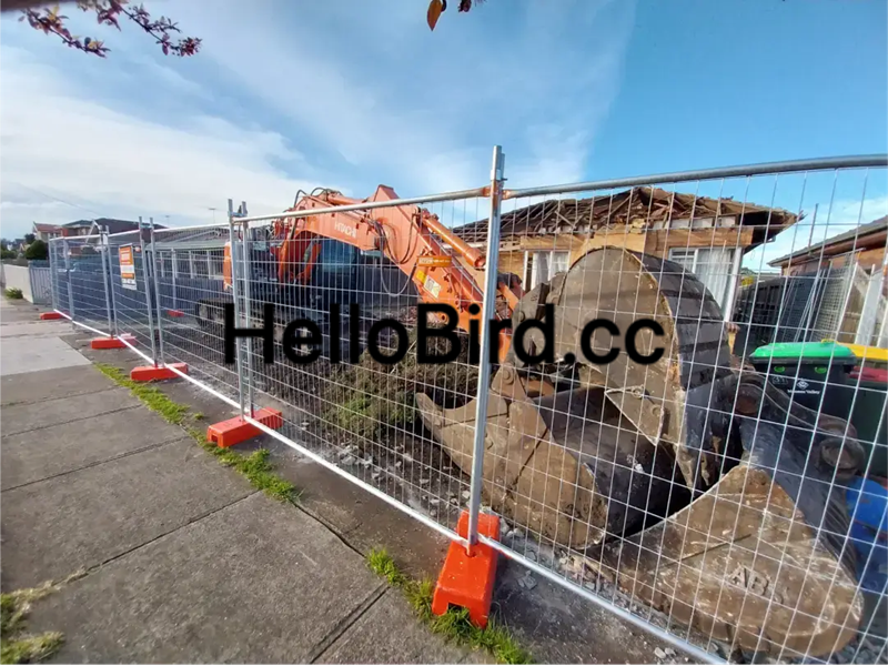 temporary construction fence